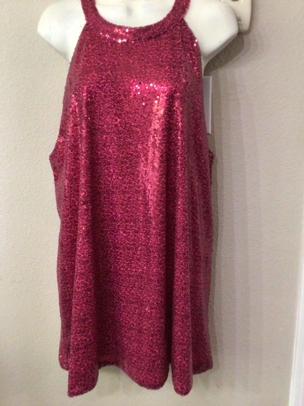 Lucky & Blessed sequined tank top. Brand new with tags. Size 2x